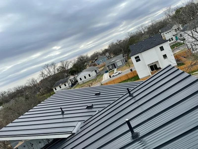 Standing seam metal roof panels with vents for Skylight Repair in Alcoa